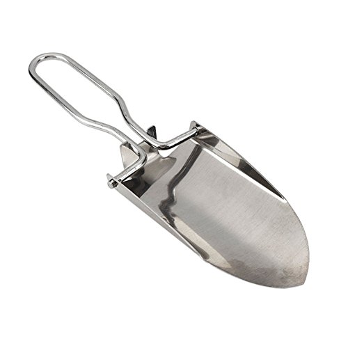Coolsunny Folding Stainless Steel Camping Trowel
