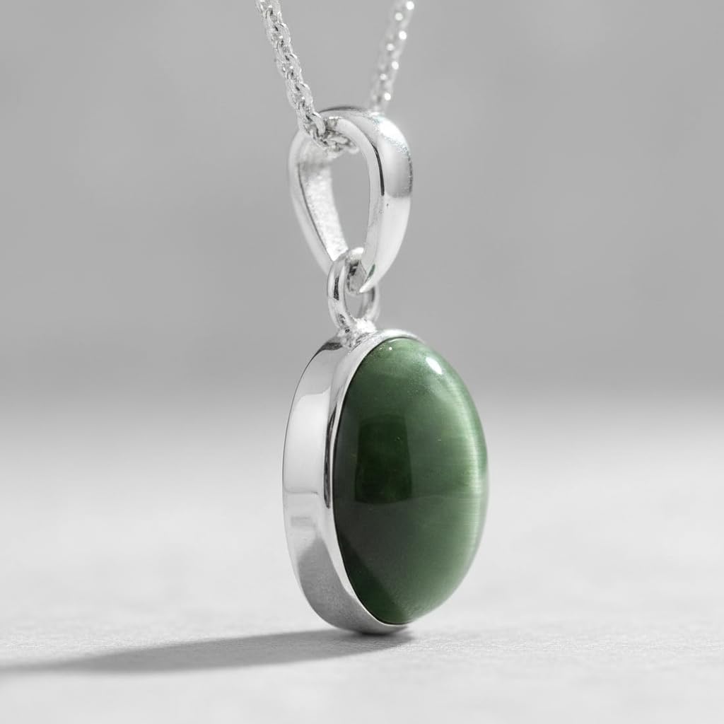 Choose Your Gemstone Pendants Sterling Silver 6 Carat Oval Shape Birthstone Healing Necklaces at Wholesale?