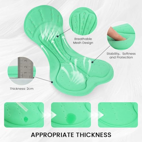AUAYO Culotte Ciclismo Mujer, Pro Babero Acolchado Pantalones Cortos de Ciclista para Mujer, Ligero Elástico Culote Corto, Culote Corto Bicicleta Mujer, L - imagen 4
