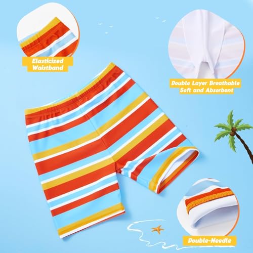 Image of Kids Swimsuit Boys Two Pieces Shark Swimsuit Toddler Rash Guard and Trunk