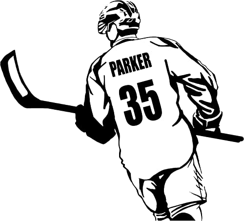 Vinilo Decorativo Personalizado para Pared Hockey miniatura 2