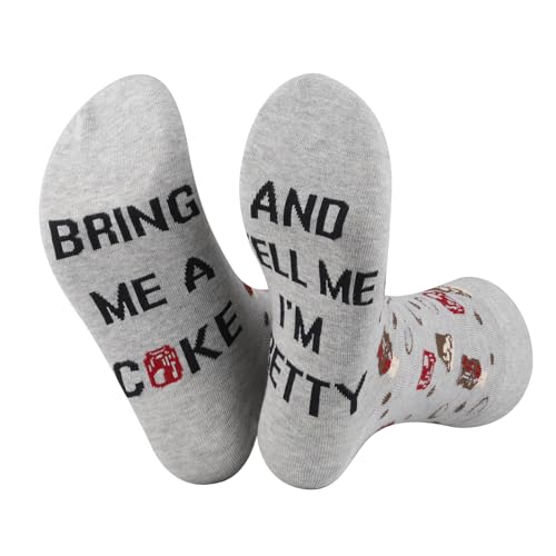 TSOTMO Drinks Coke Novelty Socks for Coke Lovers - Soda Drinker Gift (US Alpha One Size Regular CO SOCKS)