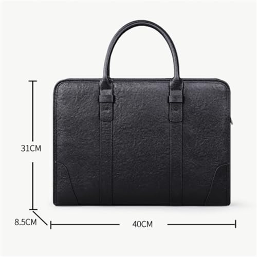 Cowhide Bag Crossbody Handbag Tote Men's Handbag Large Capacity Horizontal Briefcase4