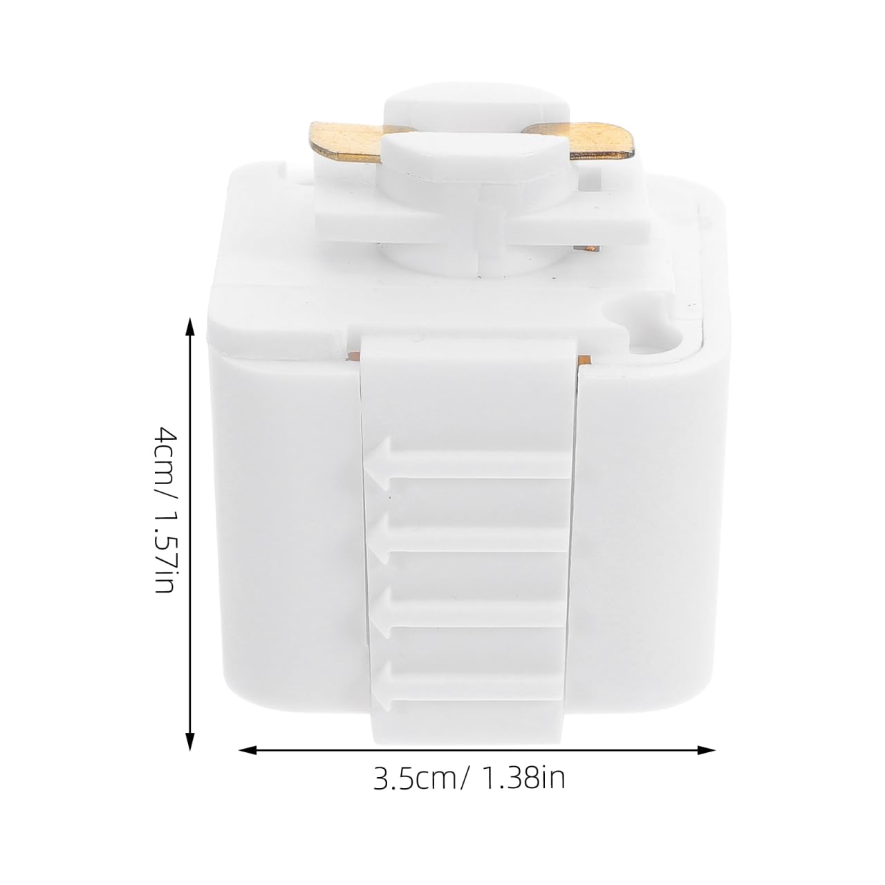 White 2 Wire Track Lighting Connector - Tool-Free Installation Rail Joiner for Spotlights Pendant Lamps & Adjustable Lighting Systems - Image 3