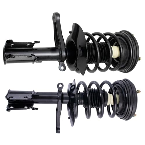 Image of TRQ Front Strut and Spring Assembly Set 2 Piece Compatible with 1999-2004 Chrysler 300M 98-04 Concorde 99-01 LHS 98-04 Dodge Intrepid