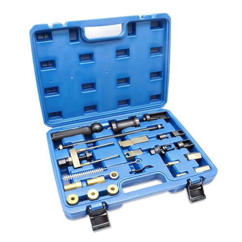 Injector Removal Compatible with VW Audi 1.2 1.4 1.6 1.8 2.0 2.7 3.0 3.2 3.6 V6 4.2 V8 FSI TSI TFSI TFSI Petrol Diesel, Injector Removal Puller Injector Cleaning Kit for Volkswagen TDi 4 Cylinder