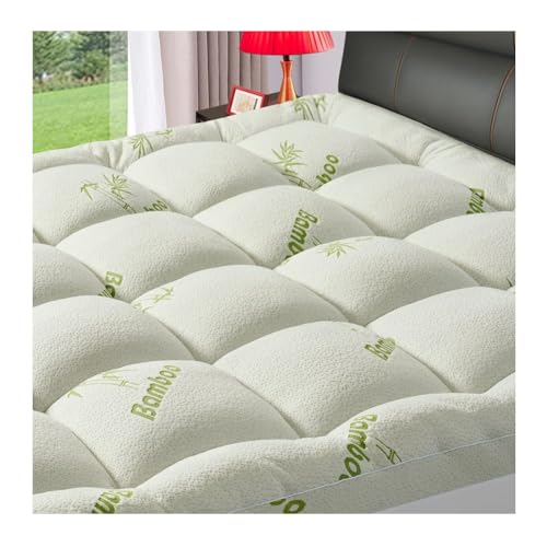 Ghygetrich Topper Viscoelástico, Colchon Topper Viscoelástico Sobrecolchon Toper Colchon Viscoelastica King:198 * 203cm