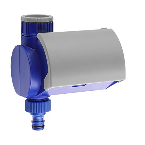 TATAY Automatischer Bewässerungscomputer | Bis zu 8 Zyklen täglich & 15 wöchentliche Kombinationen | Batteriebetrieben | 3/4 & 1 Wasserhahn-Anschluss | UV-beständig | Universell einsetzbar