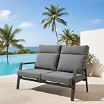 Patioco Loungebank Ohio 2-Sitzer Anthrazit
