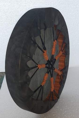 Tambour de percussion à base de peau de buffle noire pour thérapie