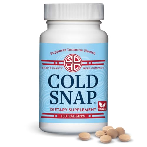 Snap Dynasty Cold Snap - 150ct Tablets Pack of 1 - Vegan Plant Based Comprehensive Immune Health Support for All Ages Rapid Supplements for Cold and Flu Support No Contraindications