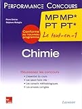  Chimie, 2e année MP MP*-PT PT*