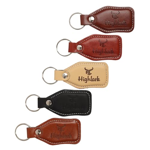 Image of Signature Leather Finish Keychain for Men & Women | Durable Metal Key Holder for Car and Bike Keys | Elegant Everyday Accessory
