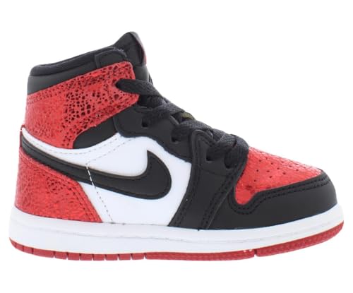 Image of Nike Jordan 1 Retro High Original Leather Infant /Toddler Shoes
