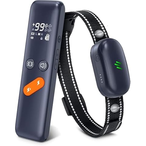 Delupet Dog Shock Collar - Electric Dog Training Collar with Remote 2680FT, IPX7 Waterproof Vibrating Dog Collar with 4 Training Modes, Rechargeable E-Collar for All Breeds, Sizes Cover