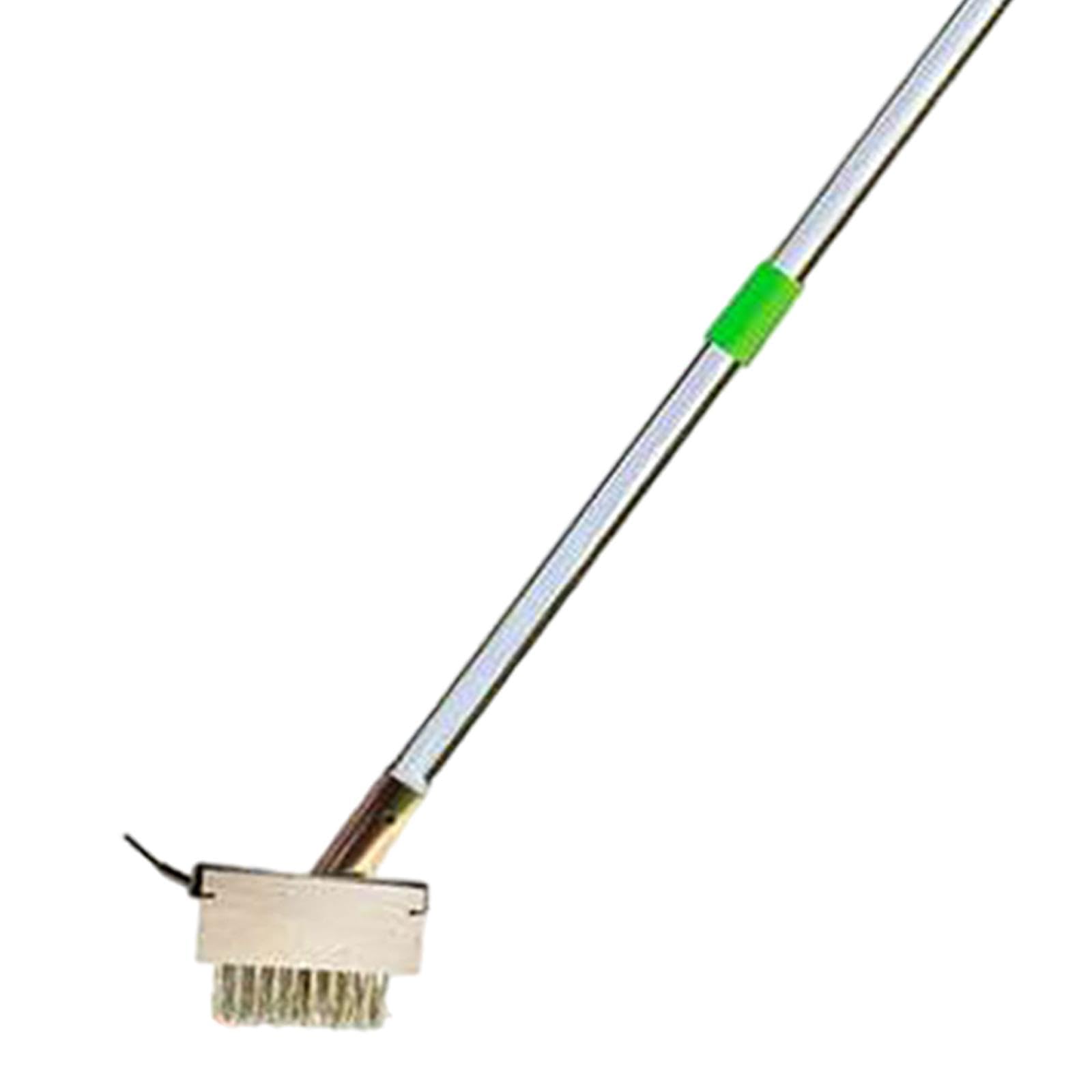 Brosse Désherbage Brosse Nettoyage Jardin Grattoir Fentes Acier Inoxydable Bois Utilisation Ergonomique Adaptée Entretien Allées Terrasses Entrées, 148 Cm