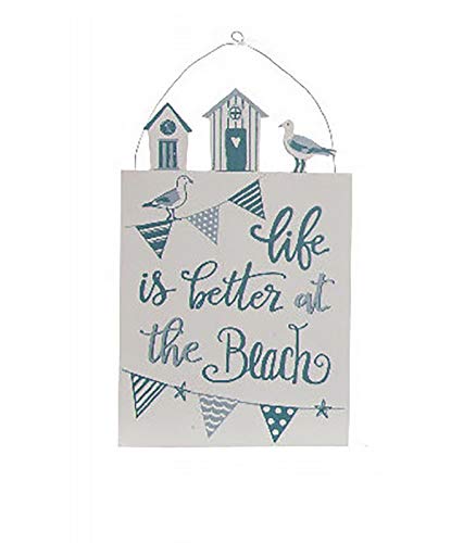 Hogar y Mas Wall decoration positive wood Beach - A