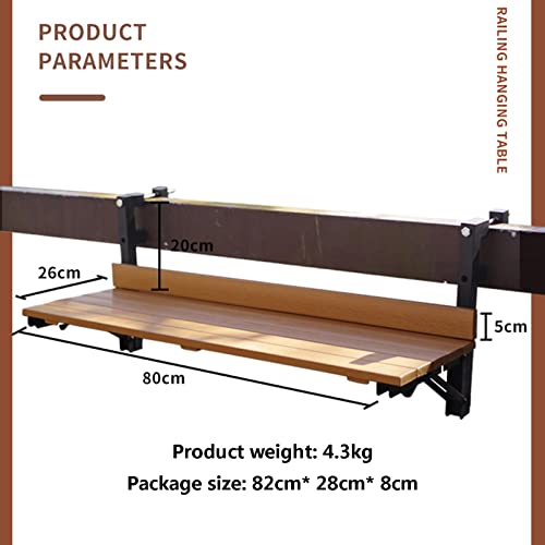 Mesa plegable para balcón estrecho ahorra espacio en terrazas y patios 3
