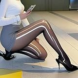 GENPICONG 10 Paia di Calzini Lucidi, Collant, Calzini all