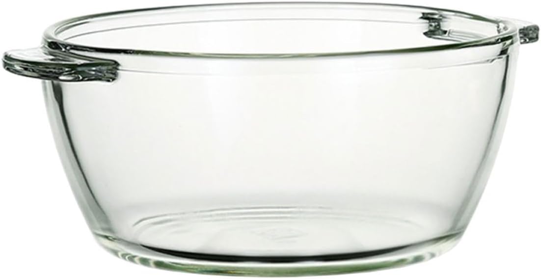 BESPORTBLE Large 1.5l Glass Salad Mixing Bowl Food Serving Bowl for Kitchen and Dining Nordic Style Creative Noodle and Fruit for Home and Dormitory Use Random Style