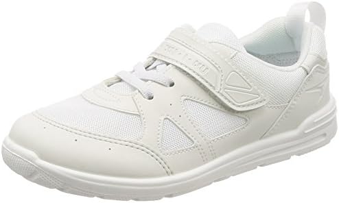 （05:30時点） [シュンソク] スニーカー 日本製 足育 15~25cm 2E キッズ 男の子 女の子 SKI 0017 ホワイト/ホワイト 23.0 cm 2E