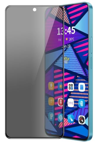 Image of for Redmi Note 11, Note 11S Edge to Edge Anti Spy Privacy Tempered Glass with Easy Installation Kit | Black (Pack of 1)