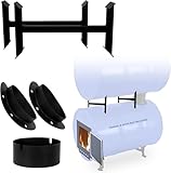Sonret - Double Barrel Wood Stove Kit – Perfect for 55 Gallon Drum Barrel Stoves Kit - Fire Wood Camp Stove Kit for Emergency Heating & Cooking
