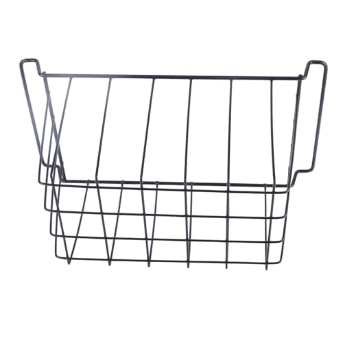 Contenedores de congelador, paquete de 2 cestas de alambre de metal para almacenamiento de congelador, cesta colgante con revestimiento de polietileno para la nización del congelador del pecho.