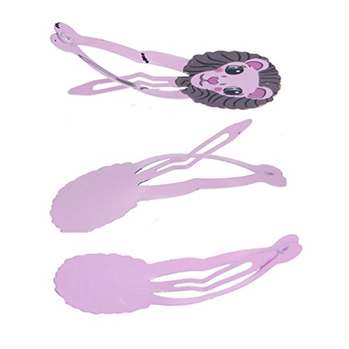 Insowni 40 Pack 2" Metal Snap Hair Clips Non Slip Barrettes Pins Animal Fruit Accessories For Baby Girl Toddlers Fine Thick Hair (40Pcs S1) #TOP4