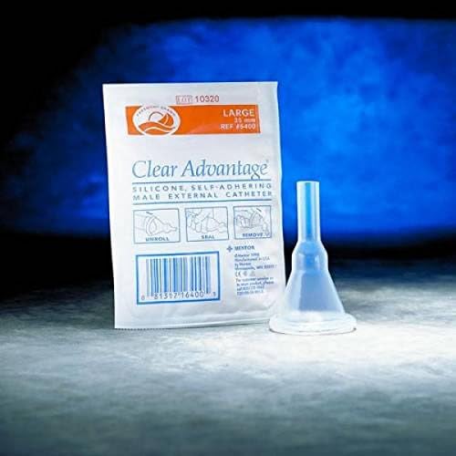 30 Pack Condom External Catheter Self Adhesive 35mm LARGE Freedom Clear #5430 / 5400