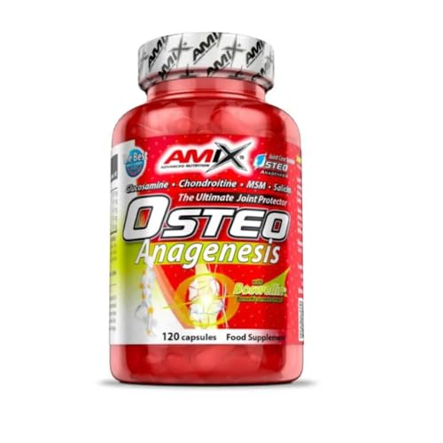 AMIX - Complemento Alimenticio - Osteo Anagenesis en Formato de 120 Cápsulas - Alto Contenido en...
