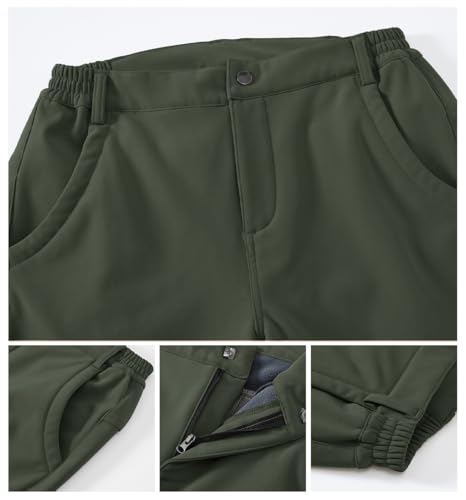 Image of Gopune Women's Waterproof Windproof Outdoor Hiking Snow Ski Insulated Pants