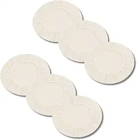 Kit 6 Capa para Sousplat Basic, Tecido Oxford, Verde, Branco, Palha Preto, Vermelho, 35cm Diâmetro, Decoração Mesa de Jantar (Palha)