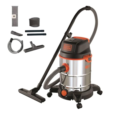 BLACK+DECKER Aspirateur Solides et Liquides BXVC30XDE (1600 W, 30 litres)