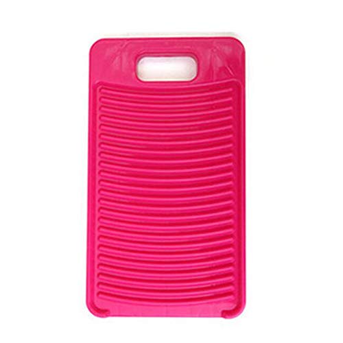 Image of Washing board mini washboards plastic wash board for baby cloth small Items cloth diapeers used in bathroom sink small basin lightweight travelling(Pink)