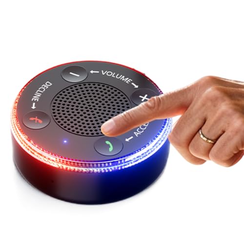 PebblePulse Amplificateur de haut-parleur de téléphone, sonnerie externe pour téléphone portable avec sonnerie forte et alerte flash LED, répondez directement aux...