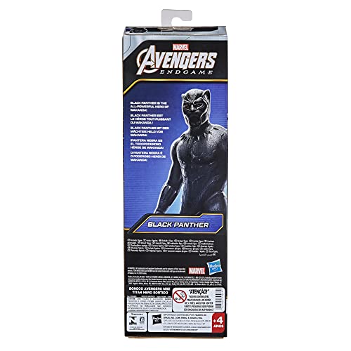 Boneco Marvel Avengers Titan Hero, Figura de 30 cm Vingadores - Pantera Negra - F2155 - Hasbro, Pret