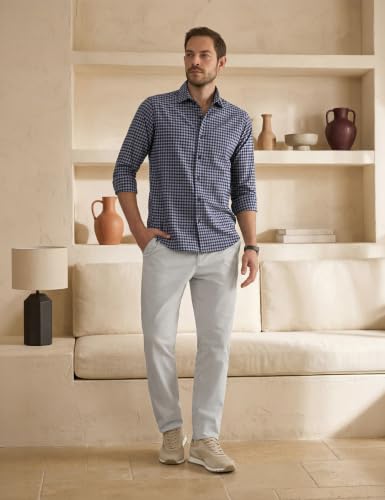 Image of Symbol Premium Men's Checkered Casual Shirt - Regular Fit | Full Sleeve | Pure Cotton (Available in Plus Sizes)
