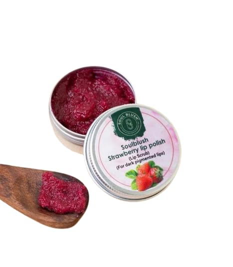 Strawberry lip polish | Lips rub| For dark pigmented lips-image-17
