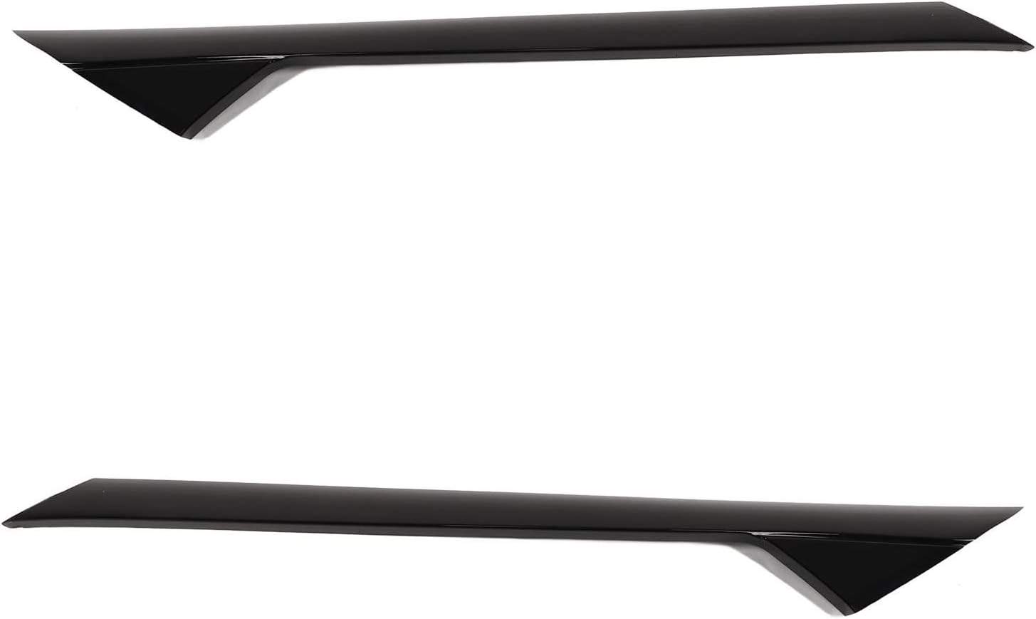 Akozon Front Pillar Outer Trim Gloss Black Replacement 20112019 Enhance Car's Appearance