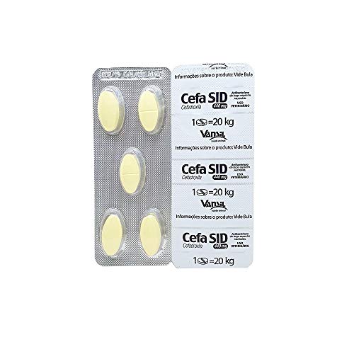 Antimicrobiano Vansil Cefa SID 440mg para Cães e Gatos - 10 Comprimidos