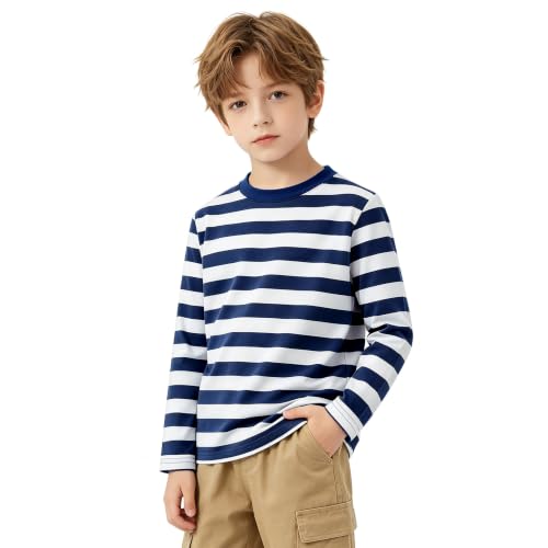 Image of Magic Park 6M-14Y Kid Striped T-Shirt Boys Cotton Tee Basic Top