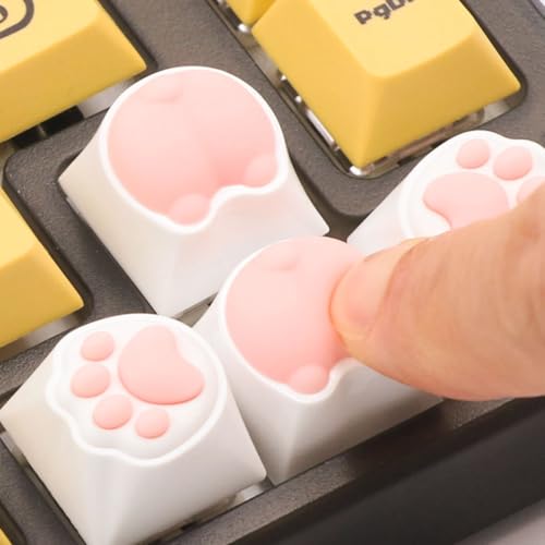 Teclas de silicona de pata de gato para personalizar tu teclado mecánico de PC 5