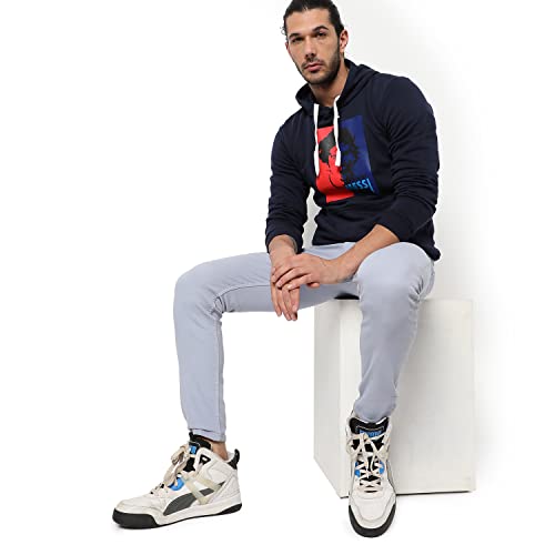 Image of CAHOOT Men's Printed Sweatshirt Regular Fit for Casual Wear | Full Sleeve | Cotton | Stylish Sweatshirt Crafted with Comfort Fit and High Performance for Everyday We