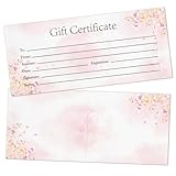 Package includes: Each size is about 8x3.5 inches, you will receive 25 blank gift cards, sufficient quantity, enough for you to use for different purposes. Exquisite design: Double-sided design makes the gift card look beautiful and generous, there i...