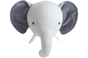 Plush Animal Head Wall Decor for Kids