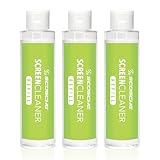Scosche SCOCLNR Refill Bottles for Streak-Free Electronic Screen Cleaner Spray and Wipe Cleaning Kit for TV, Computer, Phone, iPhone, iPad, Laptop, MacBook, Car Touchscreen, 3 Pack of Refills