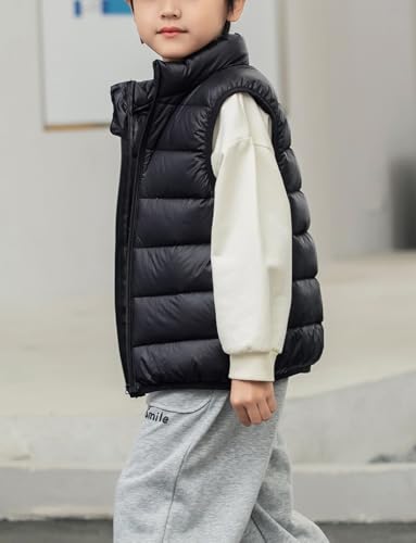 Happy Cherry Boys Girls Puffer Vest Winter Warm Lightweight Sleeveless Snow Vest Jacket Padded Waistcoat4