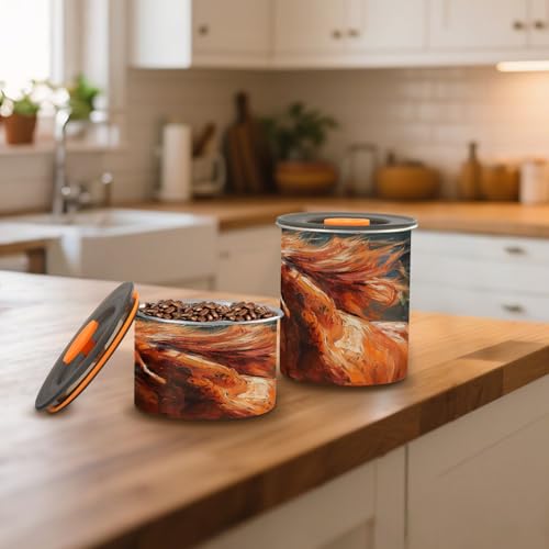 Contenedor Hermético de Acero Inoxidable para Café 17oz miniatura 7
