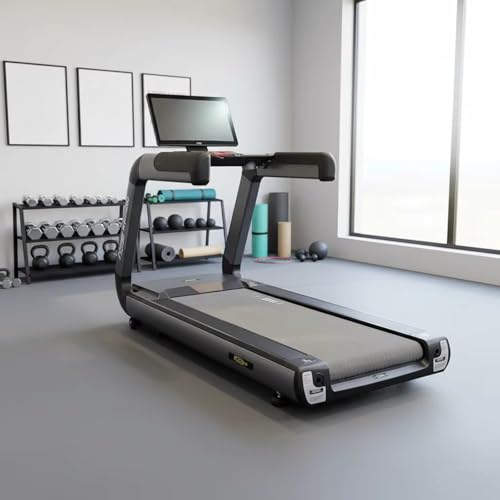 Image of Commercial Electric Treadmill Motorized LCD Touch Screen Auto Incline Adjustable Speed (0.5-25km /h) Fitness Equipment
